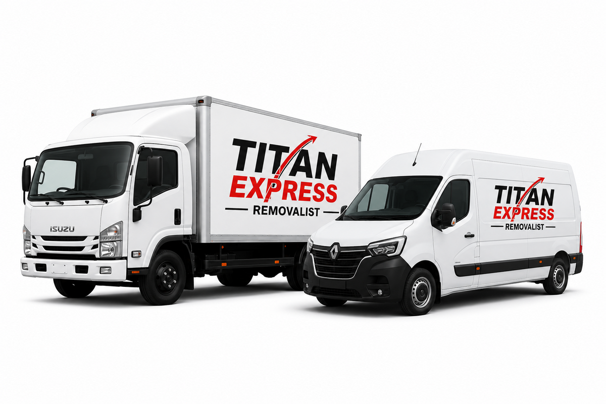 Titan Express removalist van and professional team in Sydney